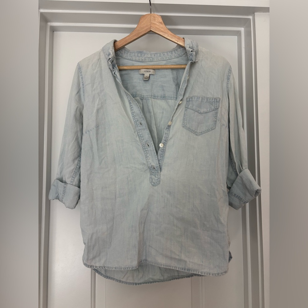 SOLD - J.Crew Soft Blue Casual Shirt